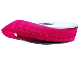 Lamówka 1,6cm elastyczna muślin amarant