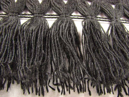 Taśma 8cm FRĘDZEL poly czarna