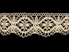 Koronka 6cm bawełniana natural