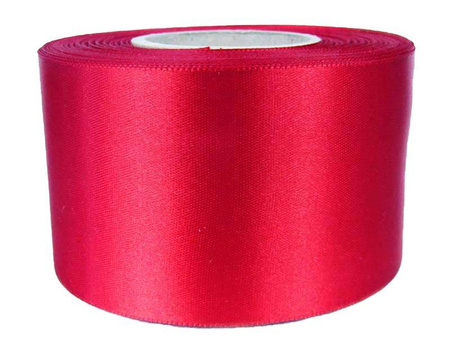 Wstążka 60mm atłas czerwona
