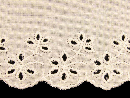 Koronka 7cm haft angielski natural