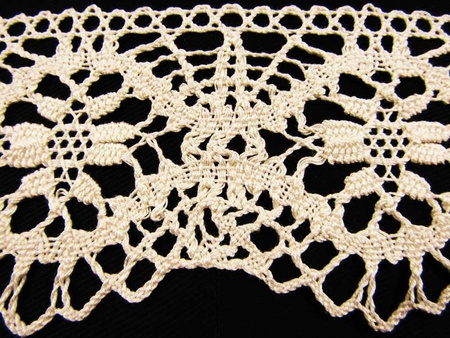 Koronka 6cm bawełniana natural