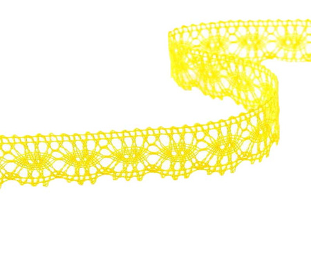 Koronka 1,7cm bawełniana żółta