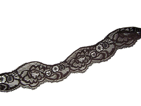 Wstawka 6cm elastyczna brąz