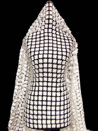 Tkanina 140cm gipiurowa PURE CHIC ivory