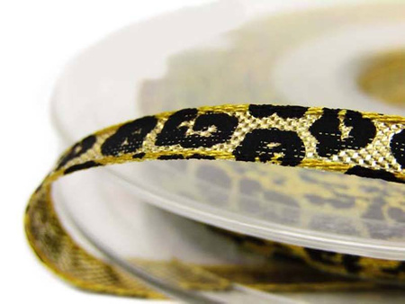 Wstążka 5mm lurex GEPARD złota
