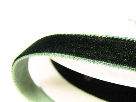 Aksamitka 9mm ciemnozielona