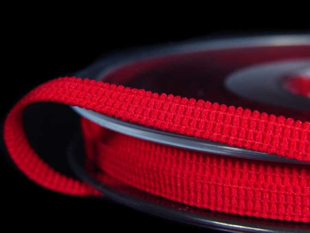 Taśma 4mm elastyczna ryps czerwona