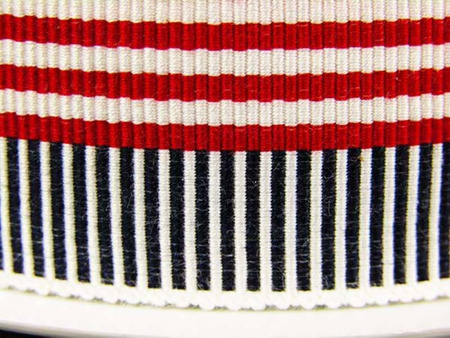 Taśma 50mm ryps PASKI granatowo_czerwono_biała