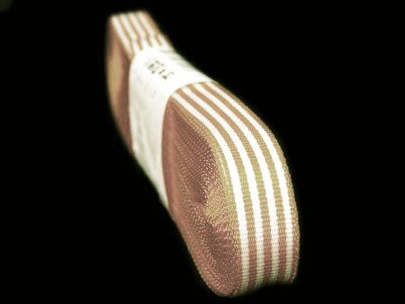 Wstążka 8mm acetat PASY beż