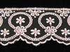 Koronka 4cm tiulowa pudrowy róż