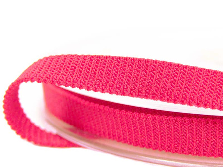 Taśma 6mm elastyczna ryps amarant jasny