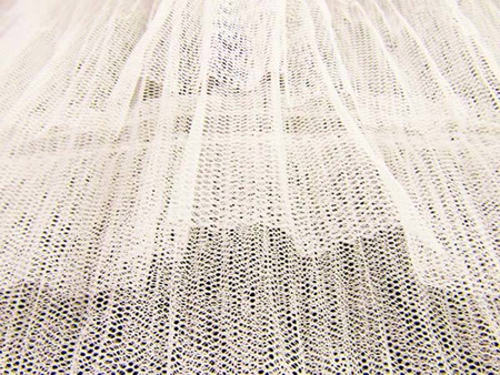 Tkanina 160cm tiulowa FALBANA ivory