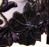 Koronka 5cm tiulowa czarna