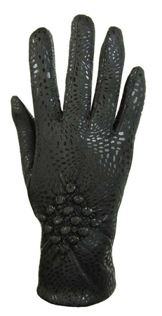 Rękawiczka damska ocieplana czarna