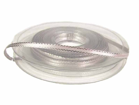 Wstążka 3mm atłas REXOR popiel