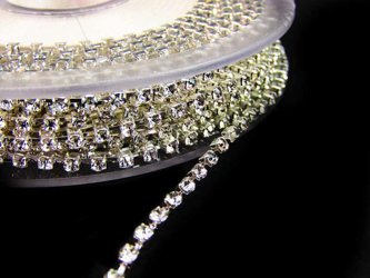 Taśma 2mm łańcuszek cyrkonia