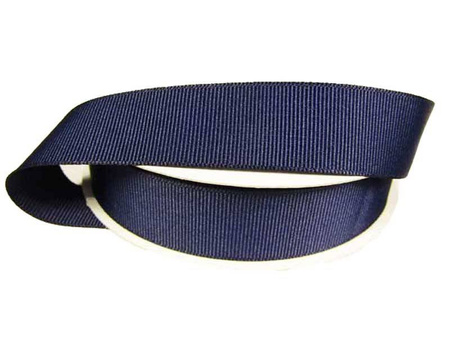 Taśma 21mm ryps poliestrowa granat