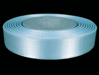 Wstążka 15mm atłas błękitna