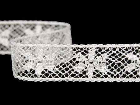 Wstawka 1,2 cm bawełniana biała