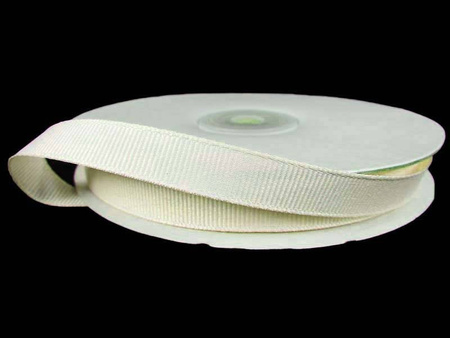 Taśma 9mm ryps poliestrowa ecru