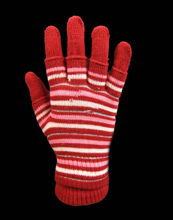 Rękawiczka DZIANA 2w1 bordo