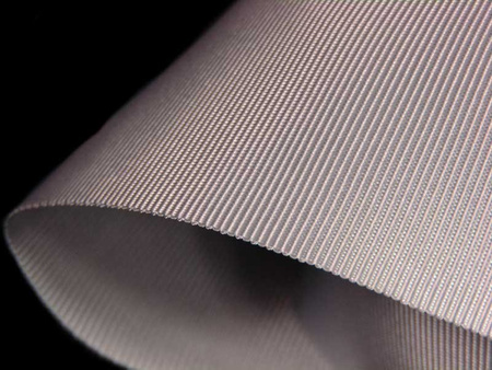 Taśma 50mm ryps poliestrowa popiel