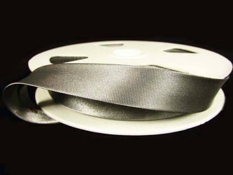 Lamówka 1,5cm atłasowa popiel