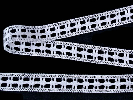 Wstawka 1,9cm bawełniana biała