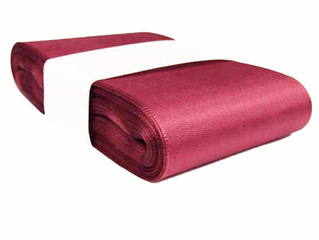 Wstążka 72mm tafta bordo