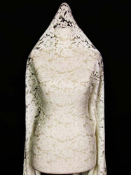 Koronka 150cm bawełnIano-wiskozowa ivory