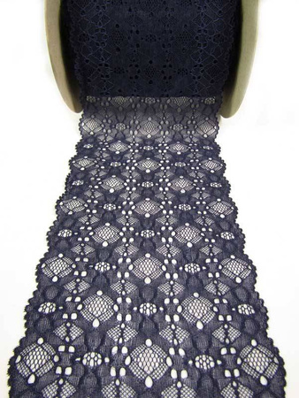 Wstawka 15cm elastyczna granat atrament