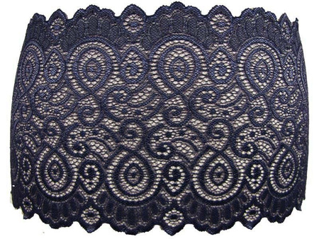 Wstawka 17cm elastyczna granat