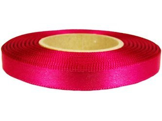 Wstążka 10mm atłas amarant
