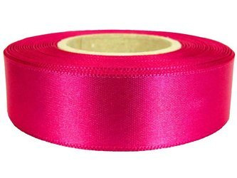 Wstążka 24mm atłas amarant