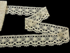 Koronka 5,1cm bawełniana naturalna