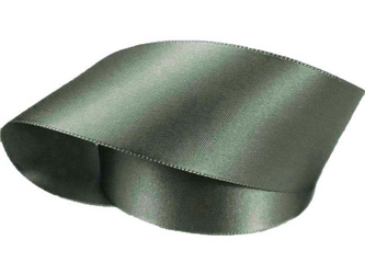 Wstążka 40mm atłas ciemny popiel