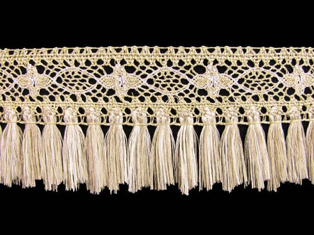 Taśma 8,5cm FRĘDZEL mix len-ivory