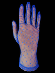 Rękawiczka tiul kropka chaber