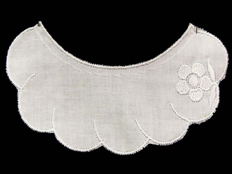 Przodzik BEBE haft stokrotka biały