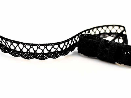 Koronka 1,8cm bawełniana czarna