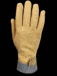 Rękawiczka WEŁNA damska ocieplana kamel