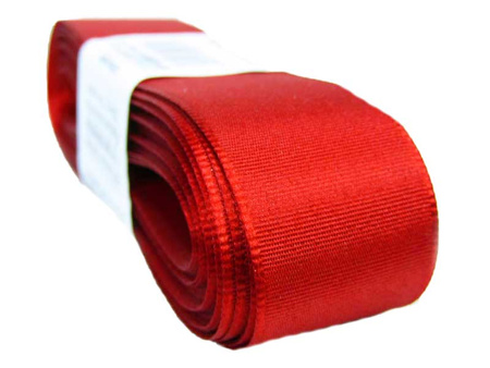 Wstążka 25mm tafta czerwona