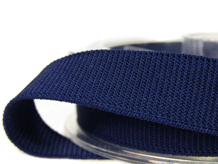 Taśma 15mm elastyczna ryps granat