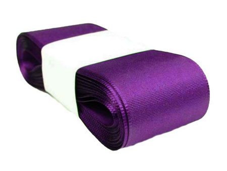 Wstążka 40mm tafta ciemnofioletowa