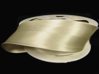 Lamówka 3cm atłasowa jasny beż