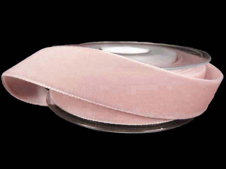 Aksamitka 23mm pudrowy róż