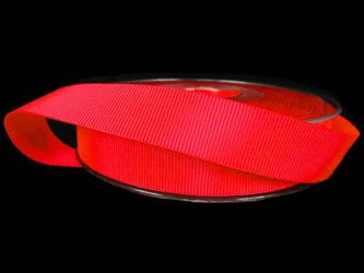 Taśma 16mm ryps poliestrowa neon różowa