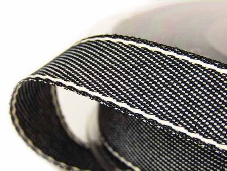 Taśma 15mm tkana DENIM czarna