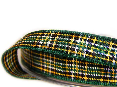 Wstążka 10mm kratka szkocka Irish National